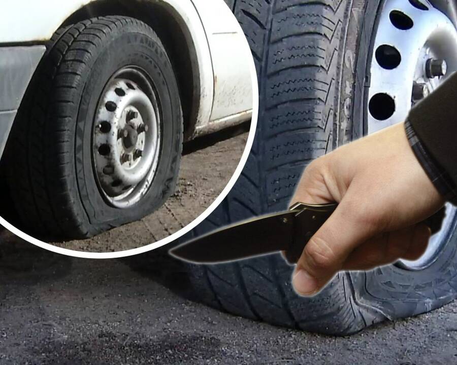 Namuose siautėjo girtas šalčininkietis: apgadino buities įrenginius, pradūrė mašinos padangas