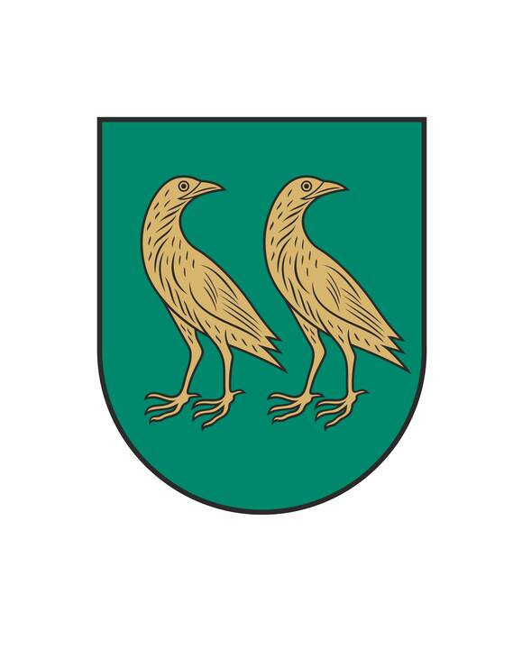 Šiuolaikinės bendruomenės norą gyventi švarioje aplinkoje simbolizuoja ir Kauno rajono miestelių herbai, kuriuose į Raudonąją knygą įrašyti paukščiai ar augalai: Neveronių - juodasis gandras, Užliedžių – griežlė, Linksmakalnio – gegužraibė, Rokų – gebenė.