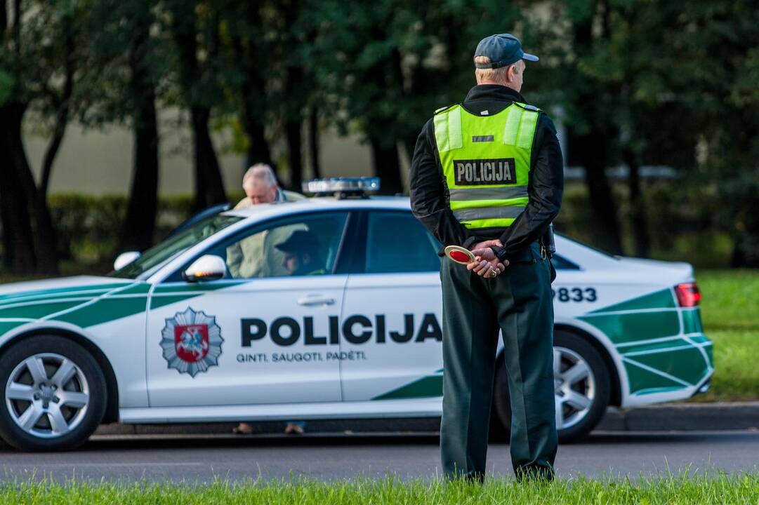 Policijos reidas Taikos prospekte