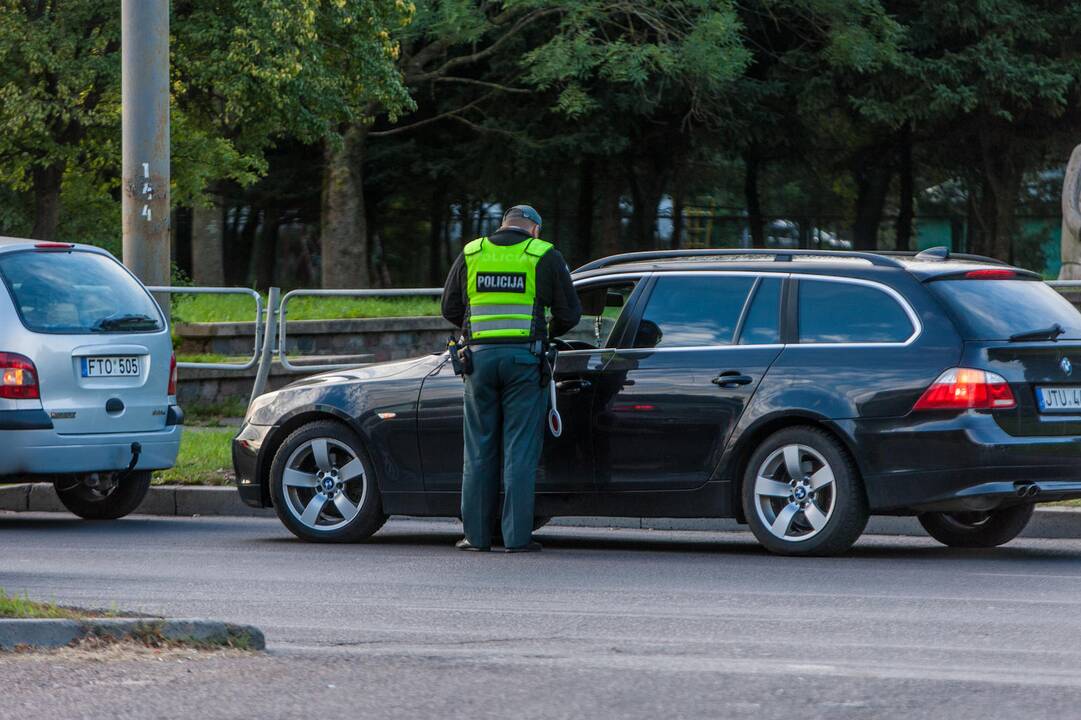 Policijos reidas Taikos prospekte