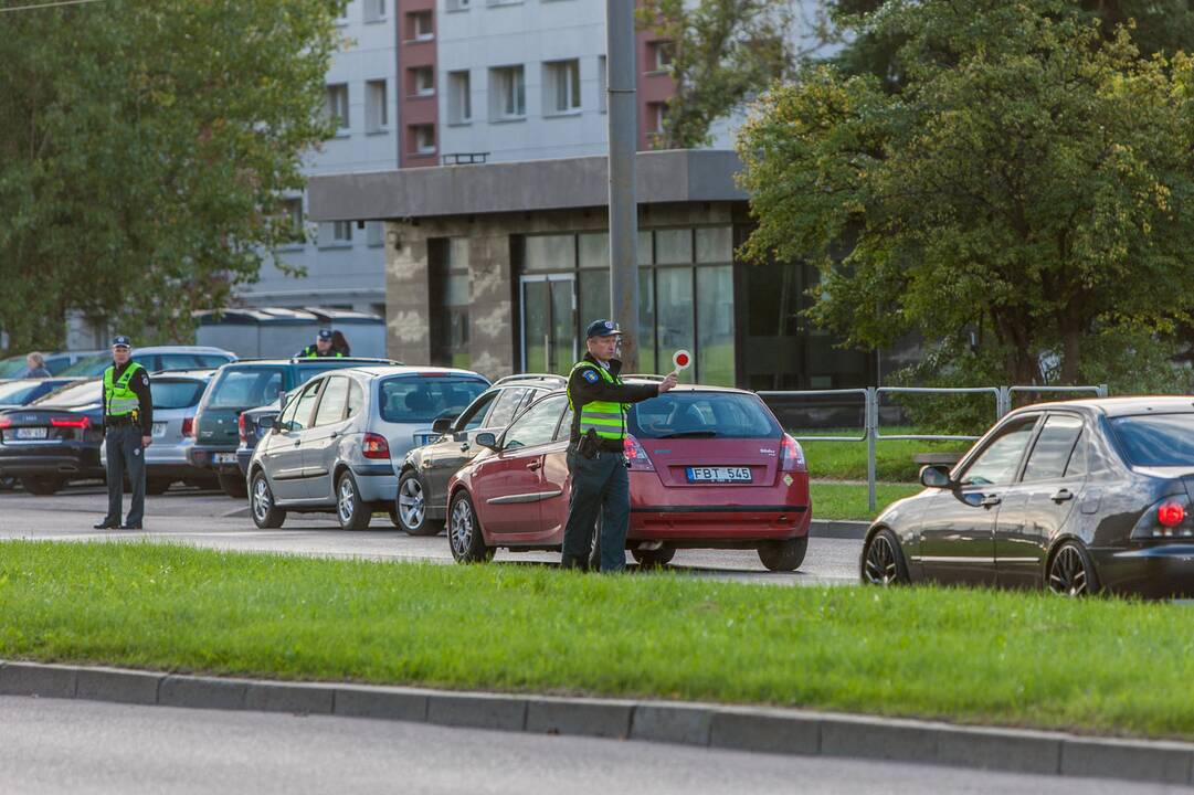 Policijos reidas Taikos prospekte