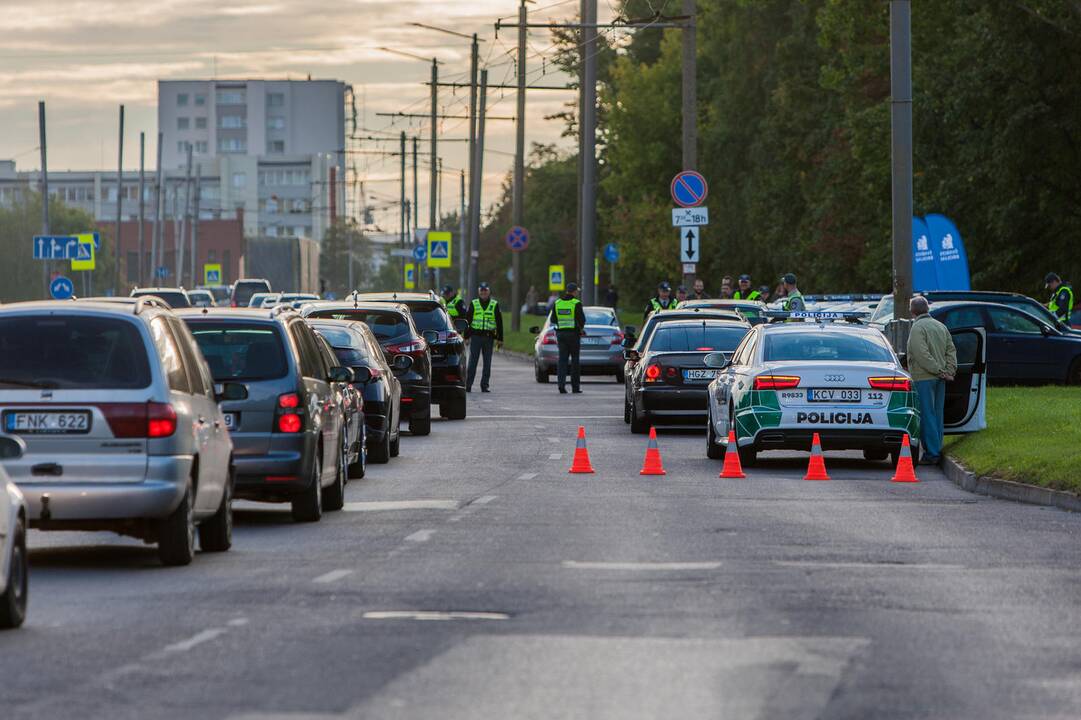 Policijos reidas Taikos prospekte