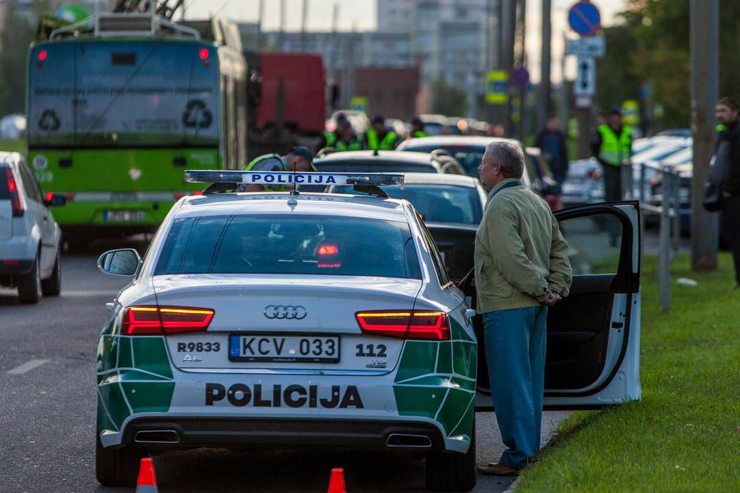 Policijos reidas Taikos prospekte