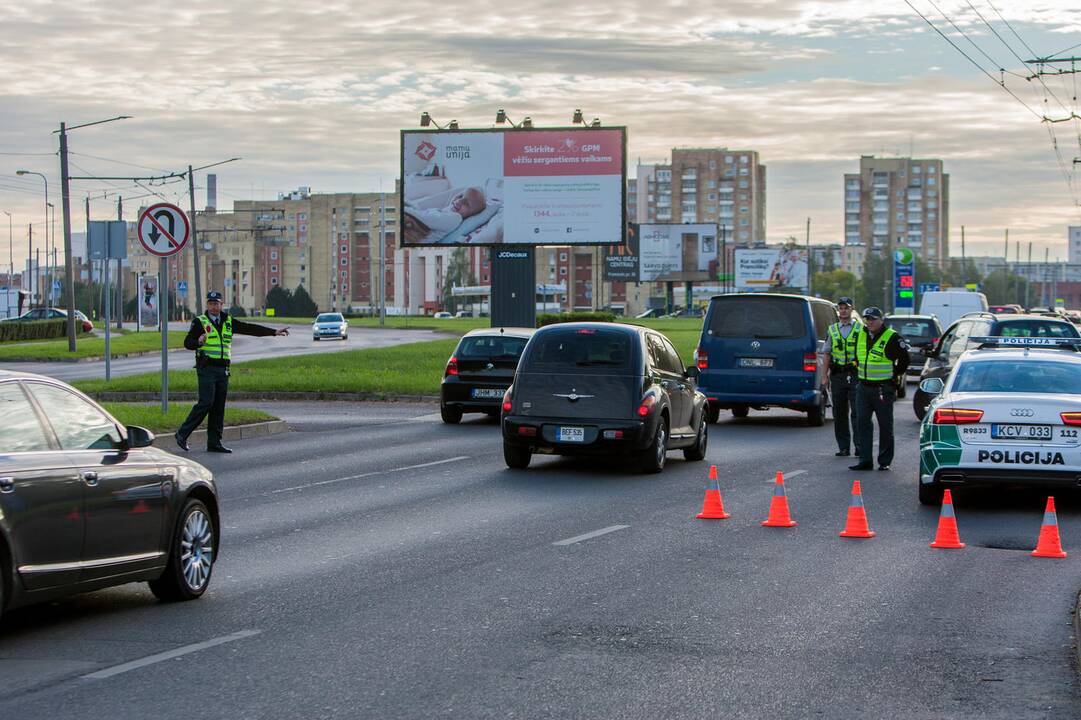Policijos reidas Taikos prospekte