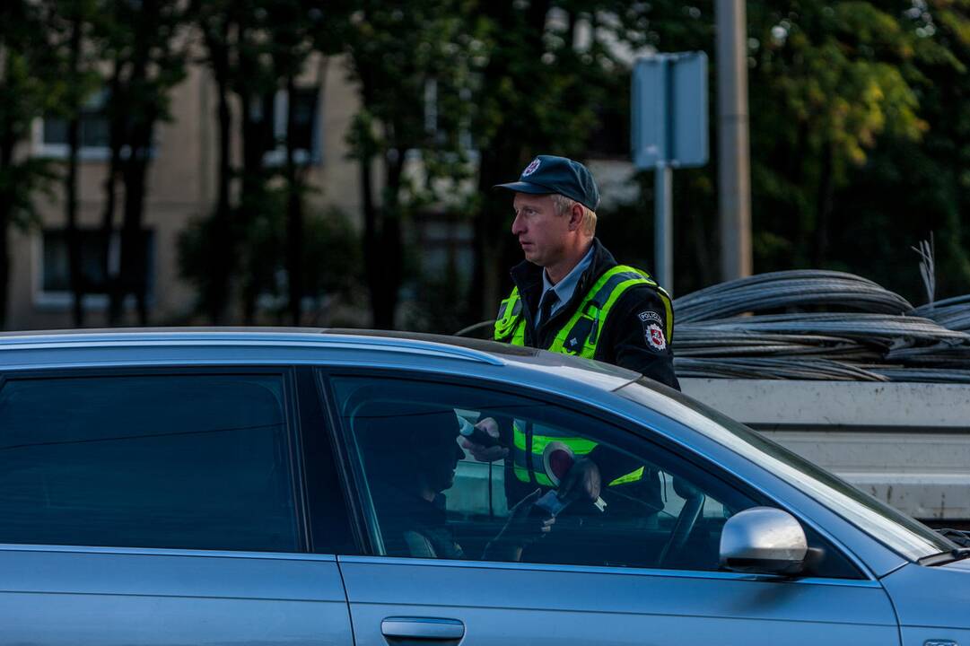 Policijos reidas Taikos prospekte