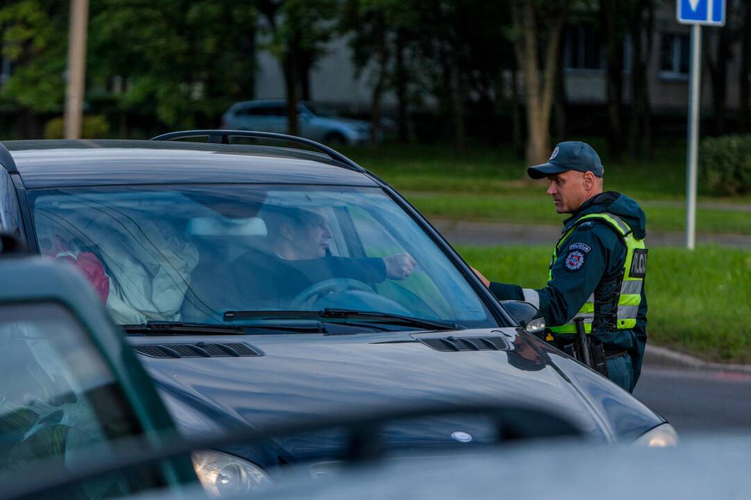 Policijos reidas Taikos prospekte