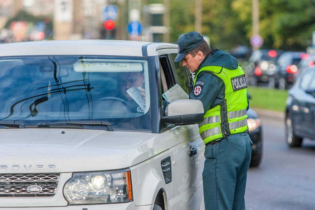 Policijos reidas Taikos prospekte