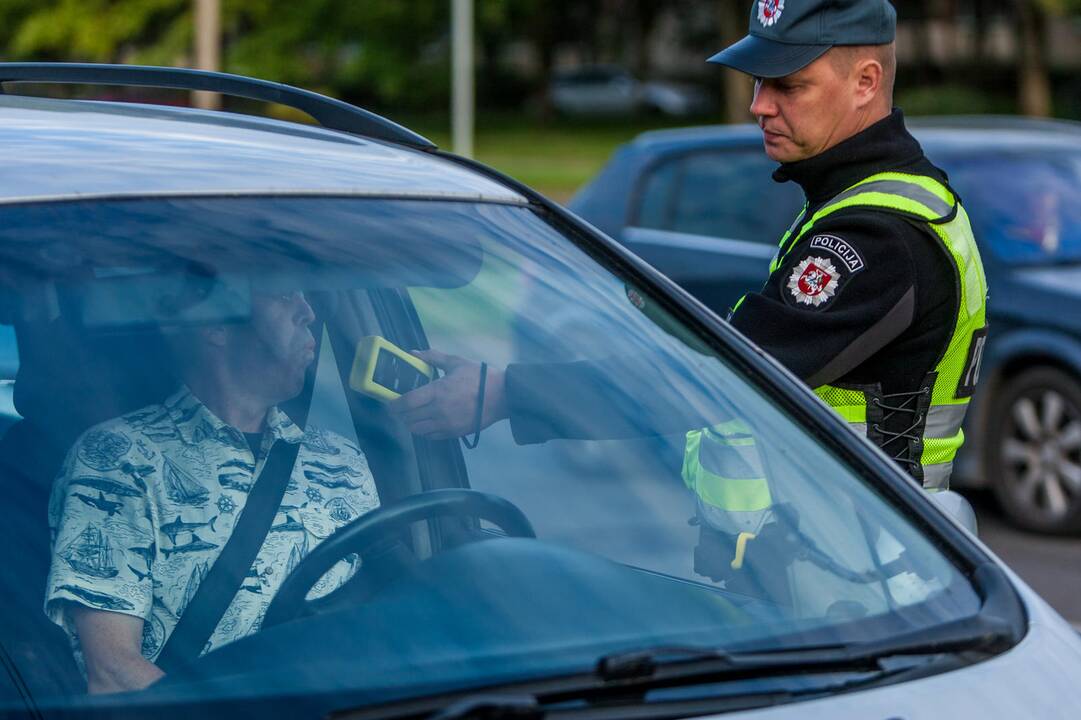 Policijos reidas Taikos prospekte