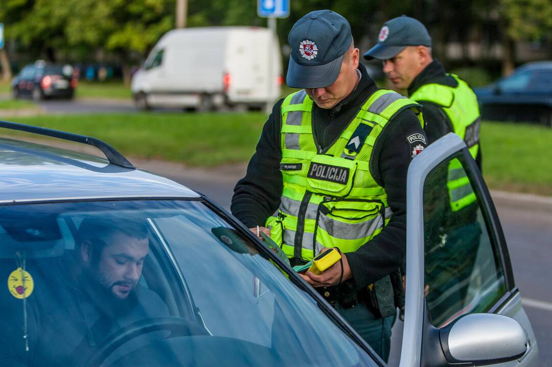 Policijos reidas Taikos prospekte