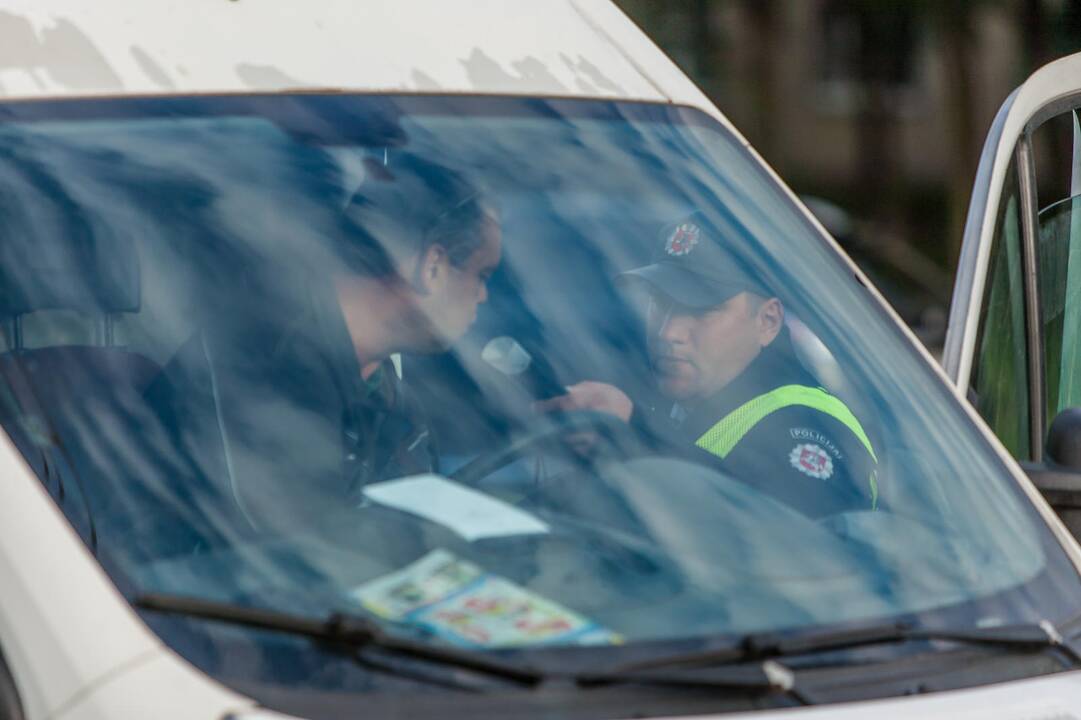Policijos reidas Taikos prospekte