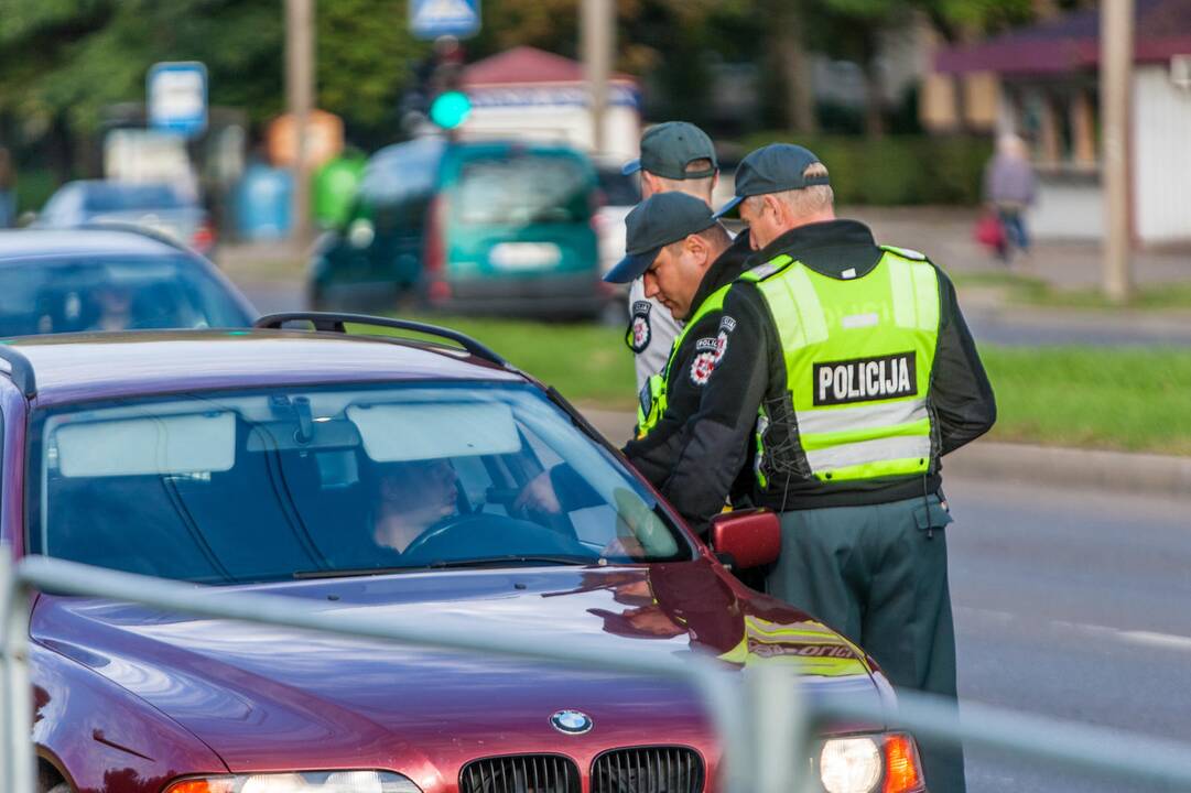 Policijos reidas Taikos prospekte