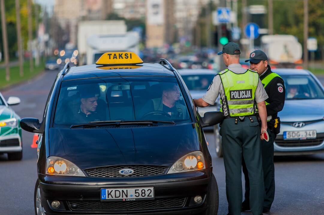 Policijos reidas Taikos prospekte
