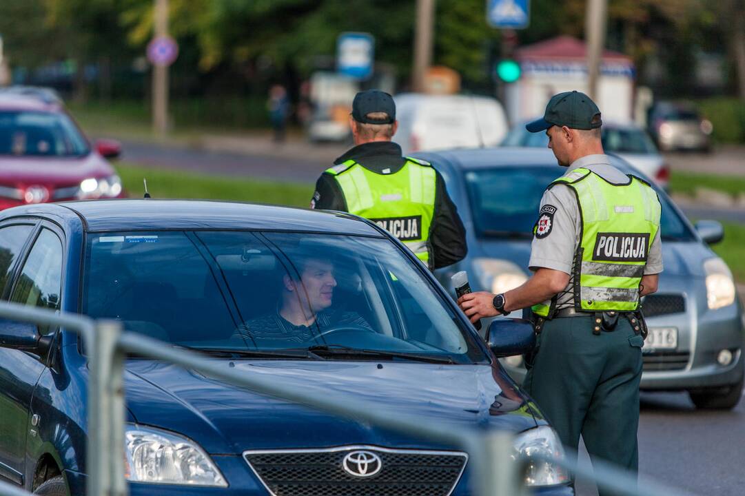 Policijos reidas Taikos prospekte