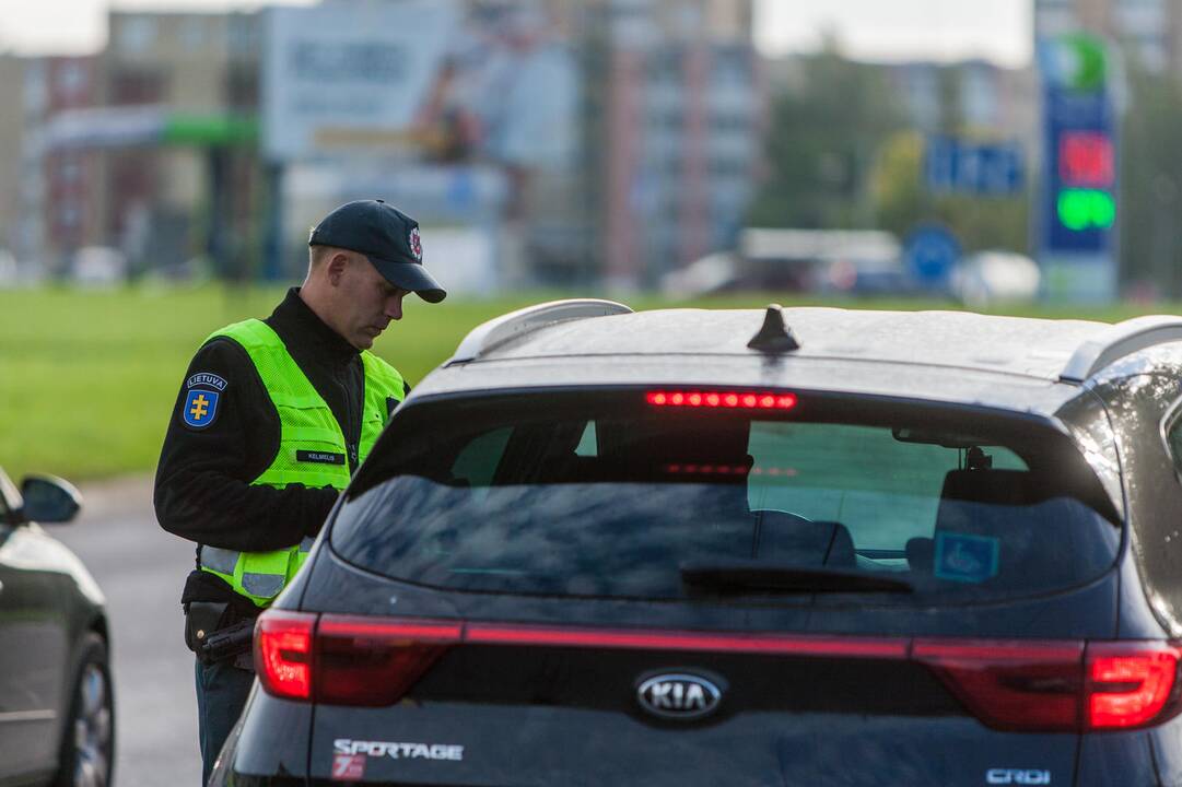 Policijos reidas Taikos prospekte