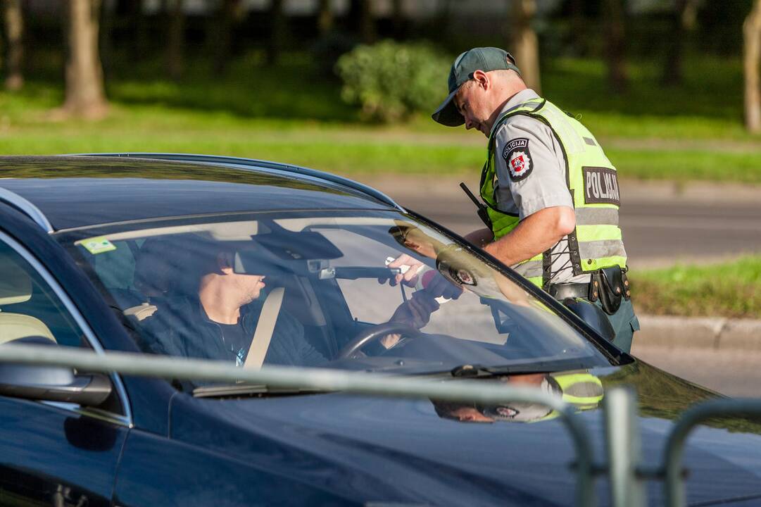Policijos reidas Taikos prospekte