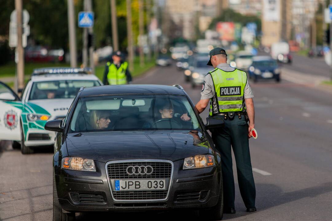 Policijos reidas Taikos prospekte