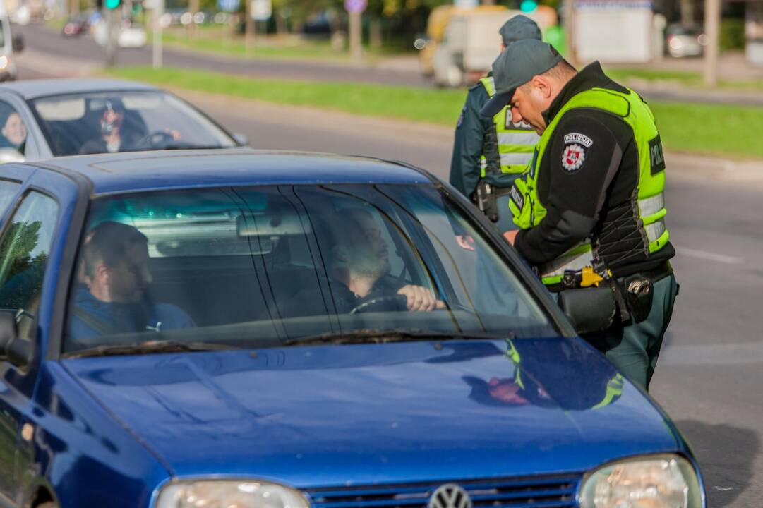 Policijos reidas Taikos prospekte
