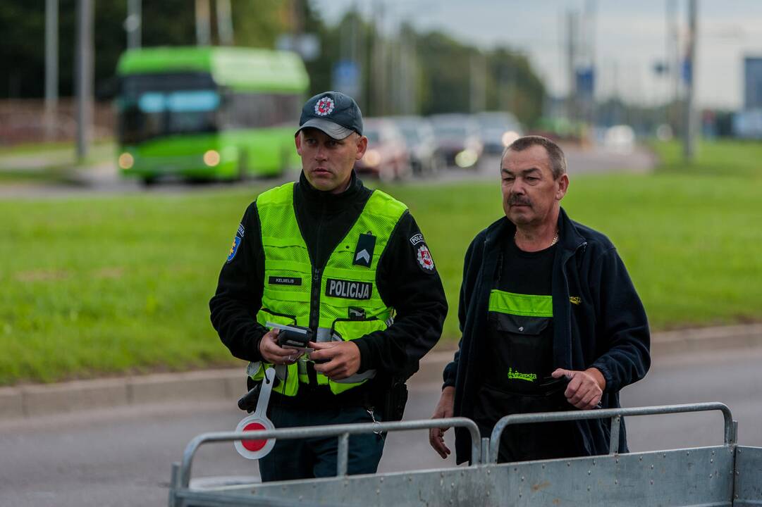 Policijos reidas Taikos prospekte