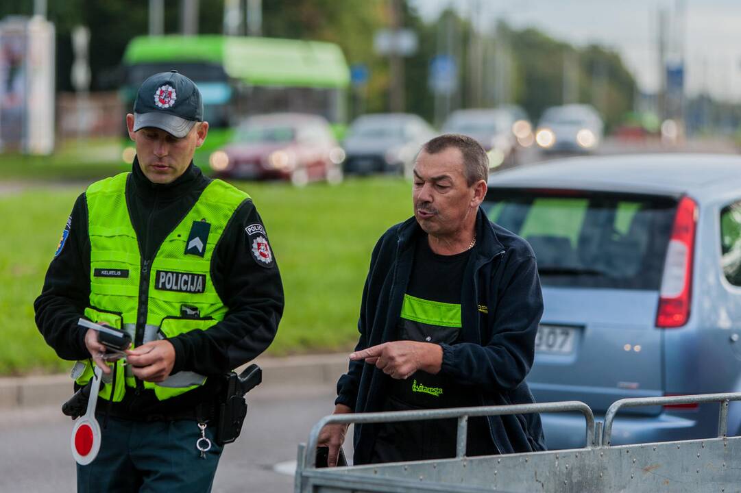 Policijos reidas Taikos prospekte