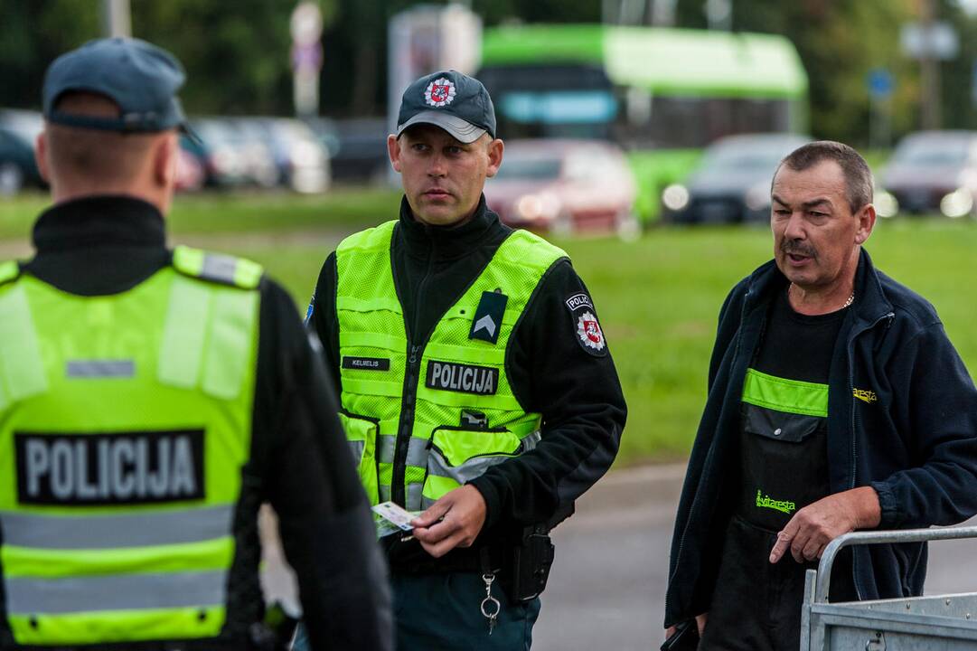 Policijos reidas Taikos prospekte