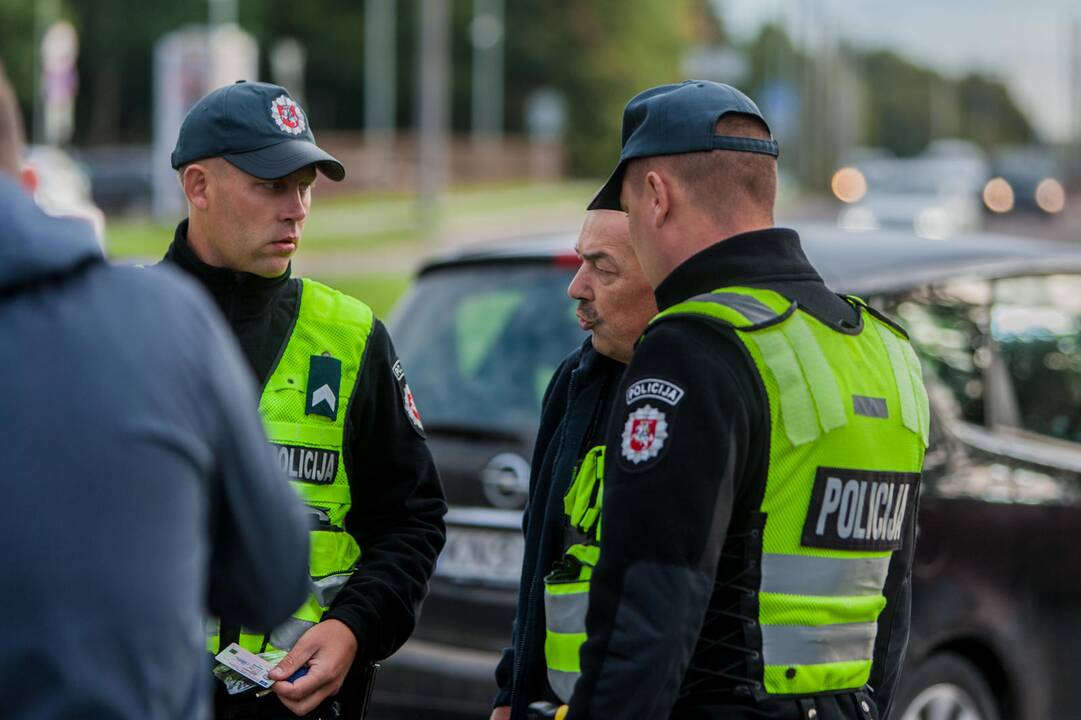 Policijos reidas Taikos prospekte