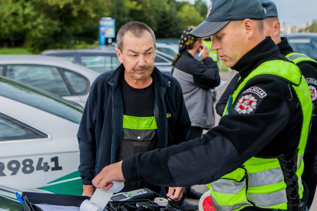 Policijos reidas Taikos prospekte