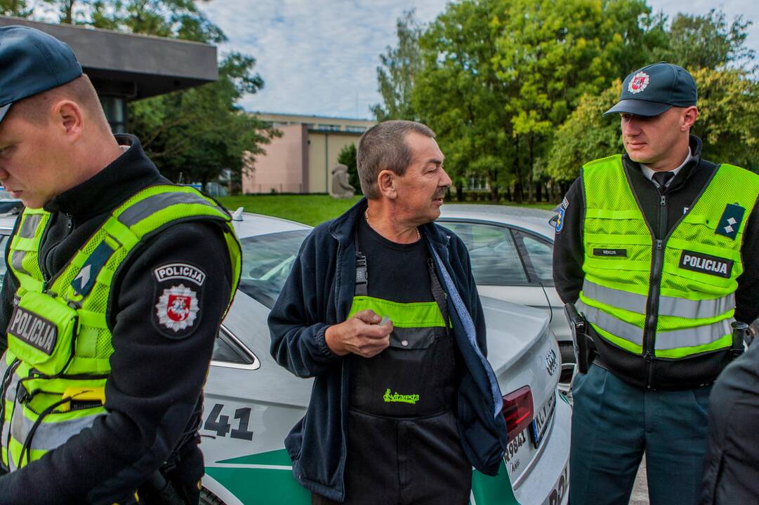 Policijos reidas Taikos prospekte