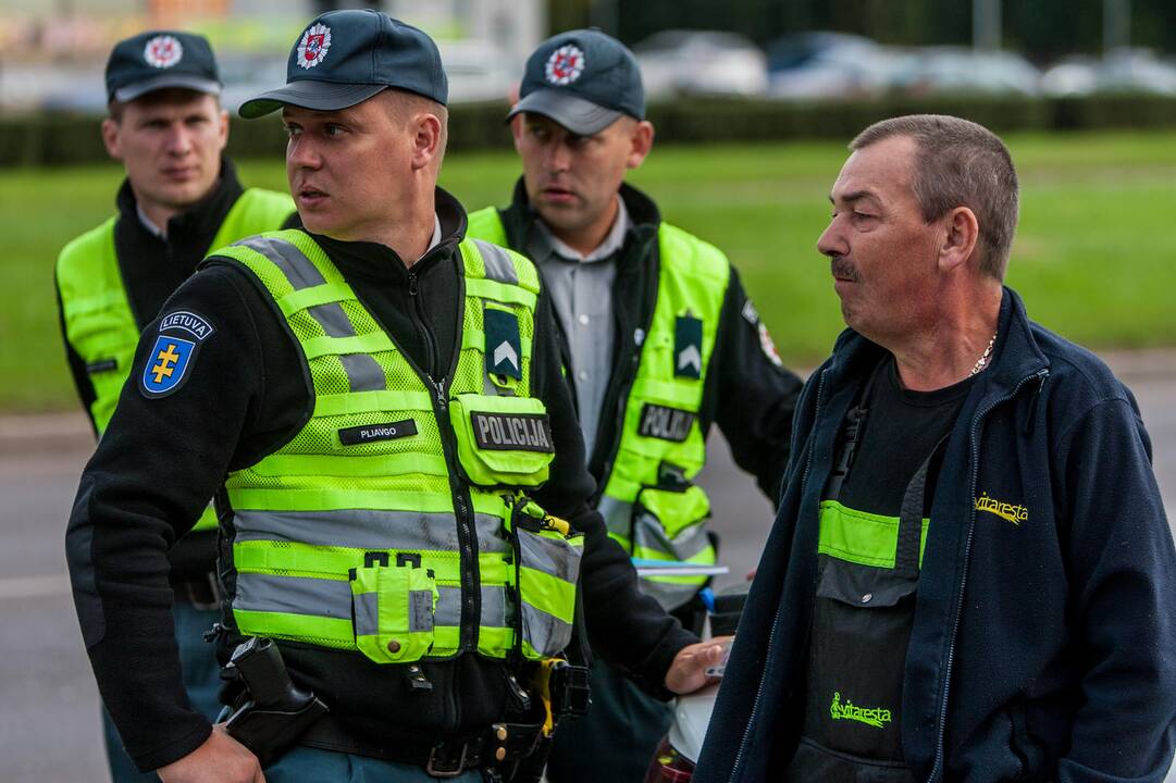 Policijos reidas Taikos prospekte