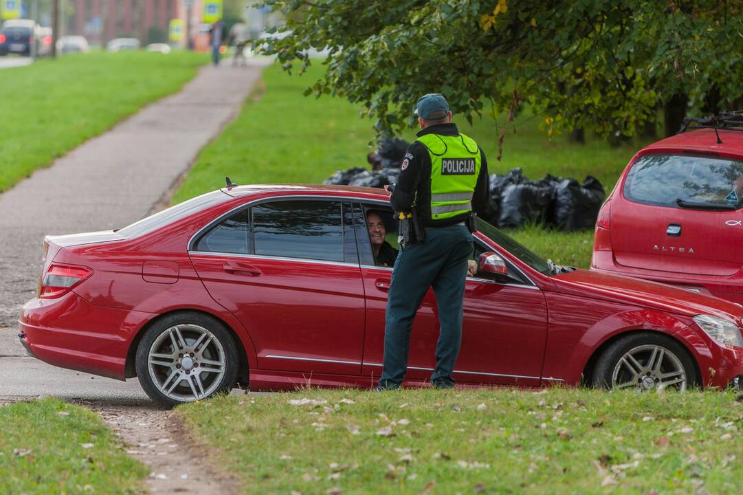 Policijos reidas Taikos prospekte