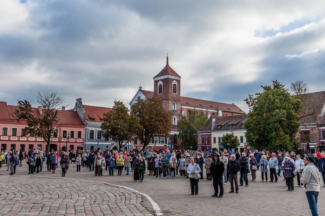 Šventasis Tėvas Kauno rotušės aikštėje