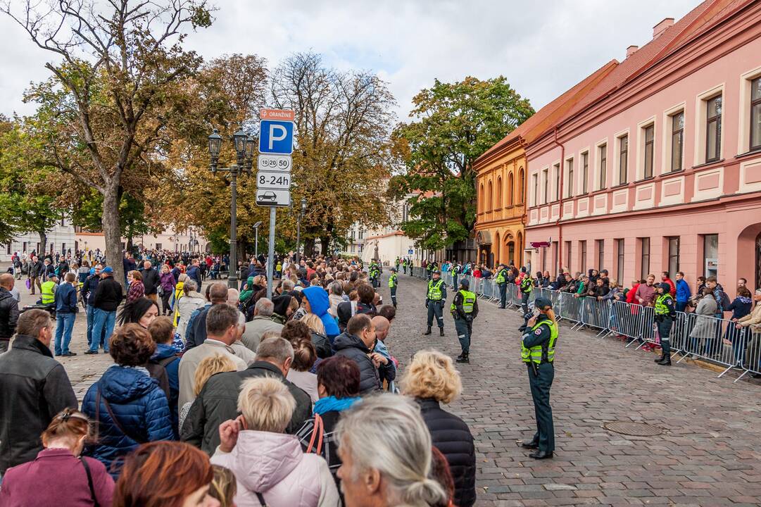 Šventasis Tėvas Kauno rotušės aikštėje