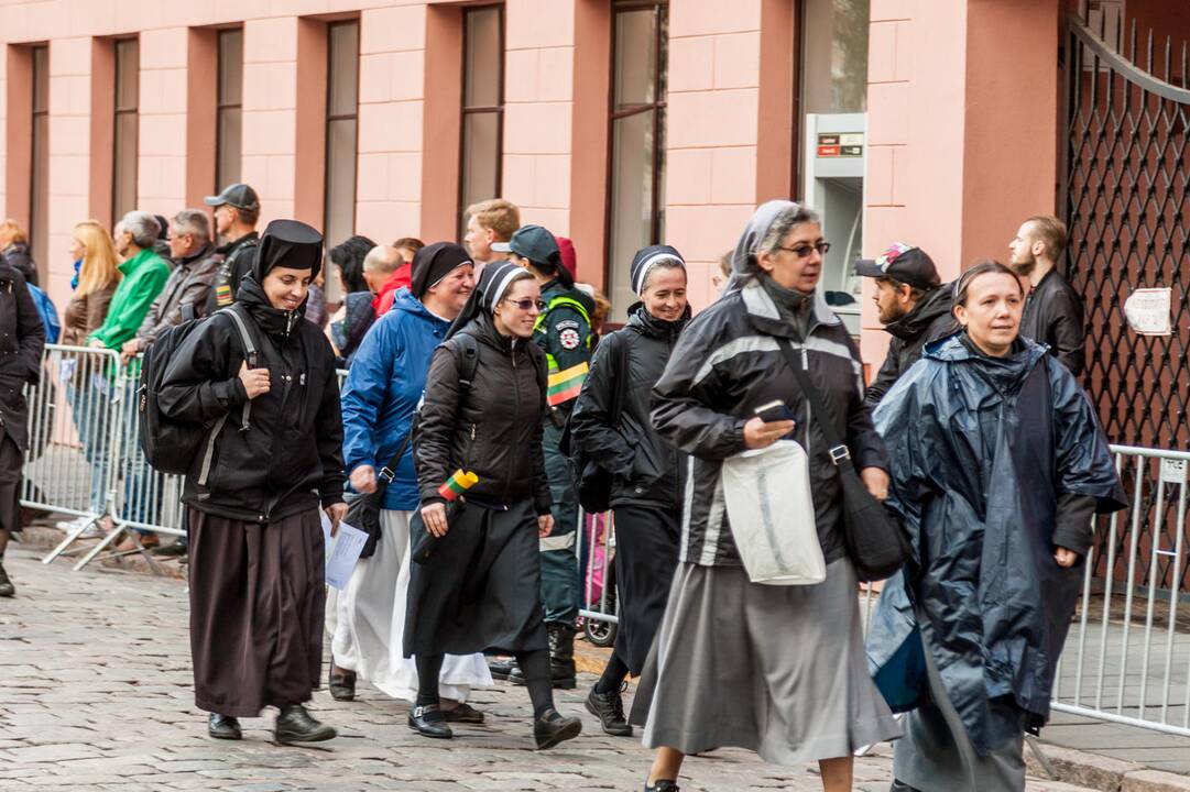 Šventasis Tėvas Kauno rotušės aikštėje