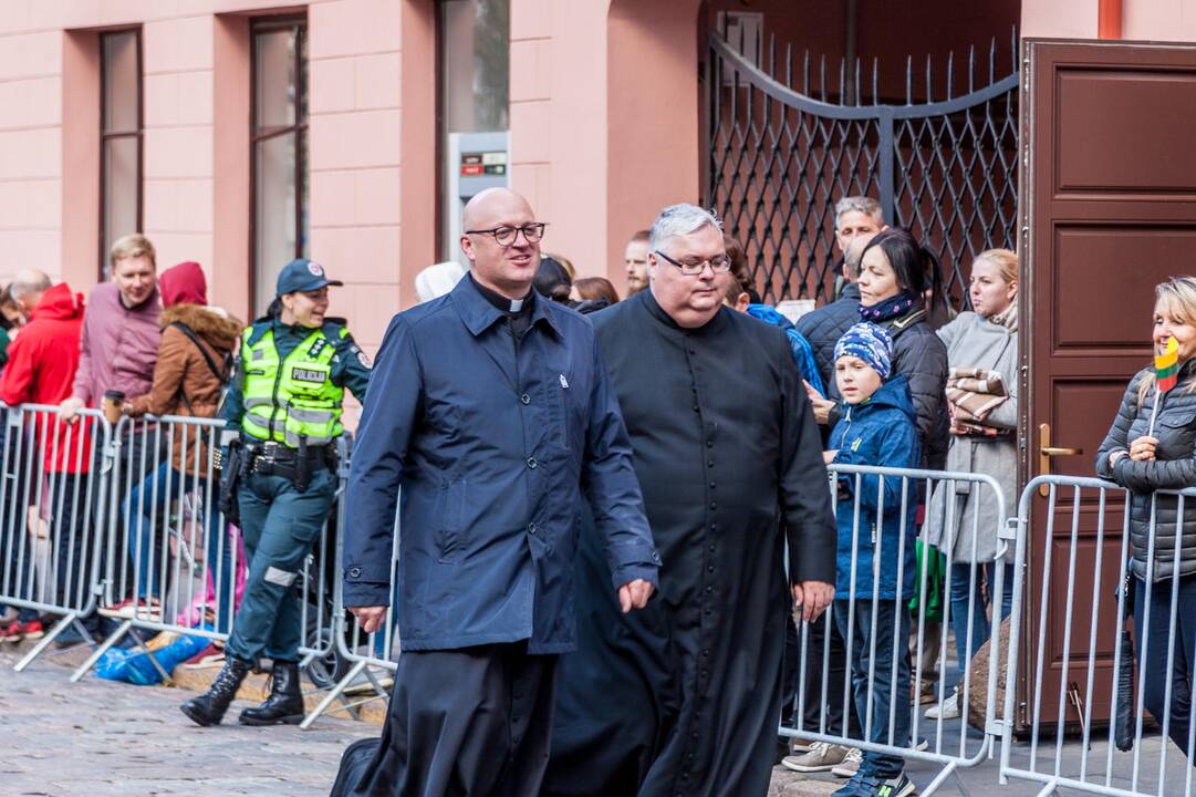 Šventasis Tėvas Kauno rotušės aikštėje