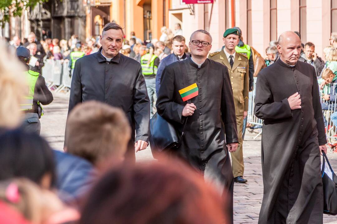 Šventasis Tėvas Kauno rotušės aikštėje
