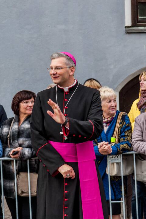 Šventasis Tėvas Kauno rotušės aikštėje