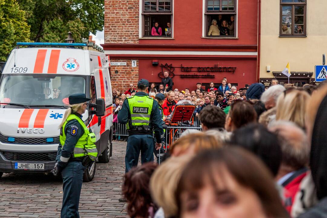 Šventasis Tėvas Kauno rotušės aikštėje