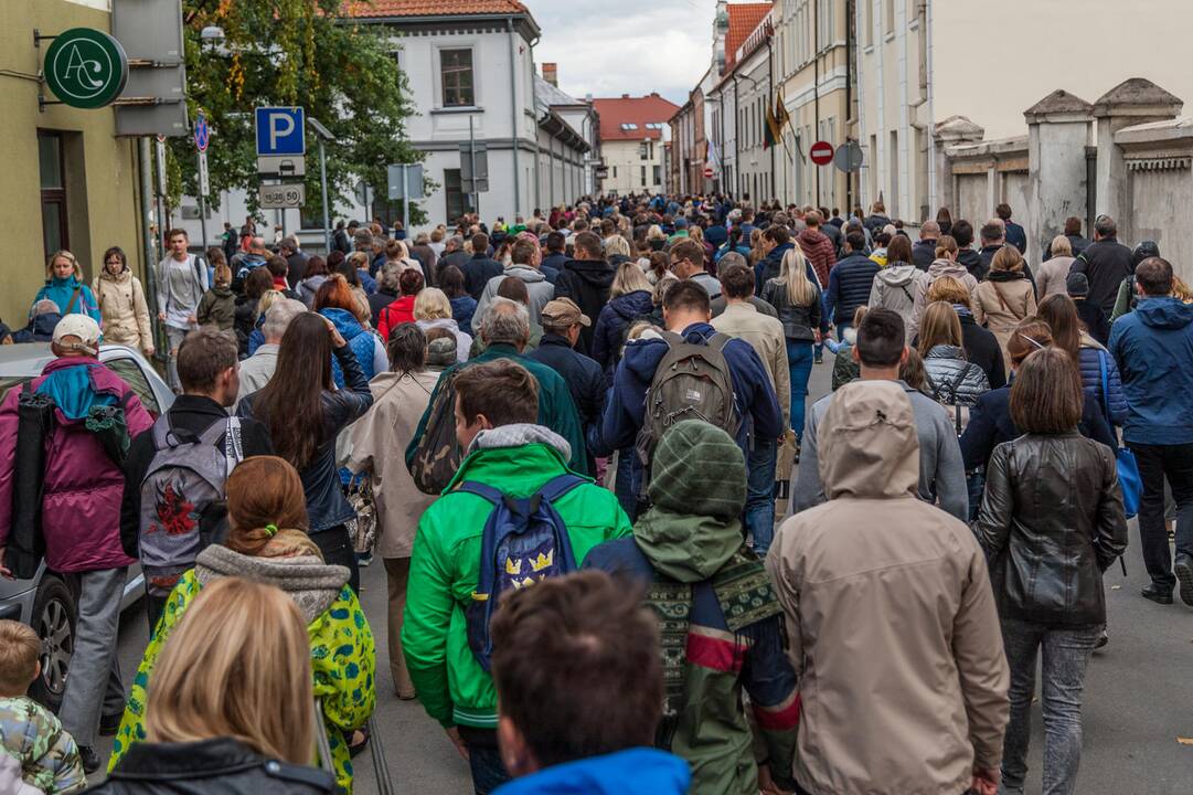 Šventasis Tėvas Kauno rotušės aikštėje