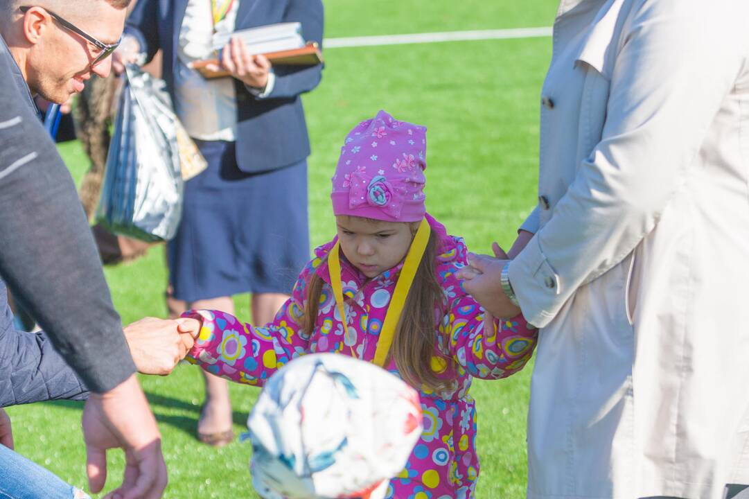 Vilkijoje atidarytas rekonstruotas stadionas