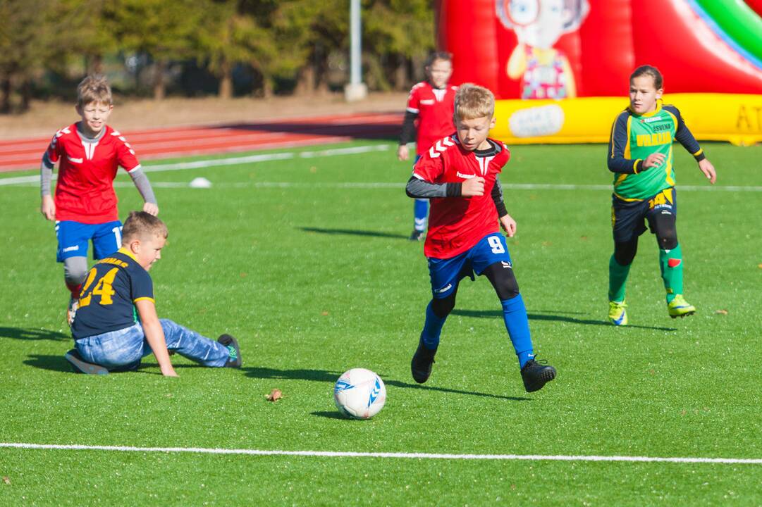 Vilkijoje atidarytas rekonstruotas stadionas