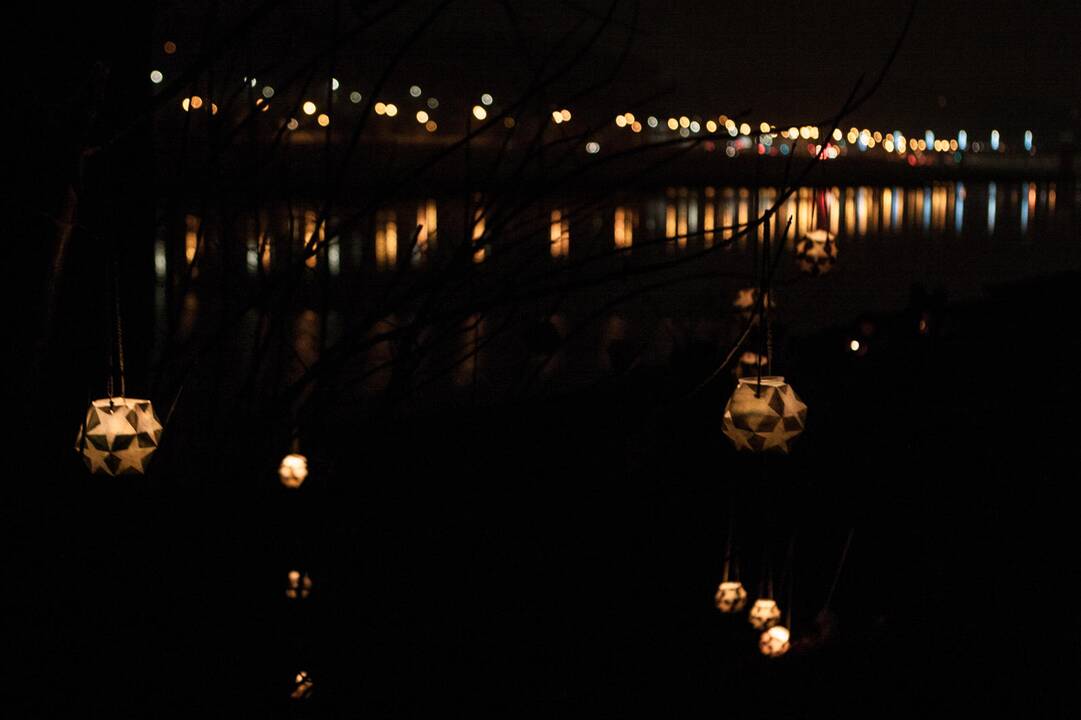 Šviesų šventė Nemuno saloje 