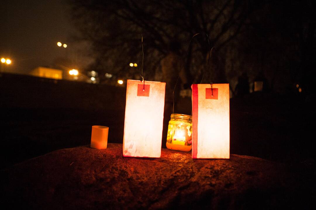 Šviesų šventė Nemuno saloje 