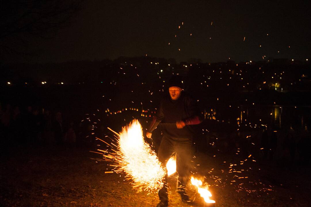 Šviesų šventė Nemuno saloje 