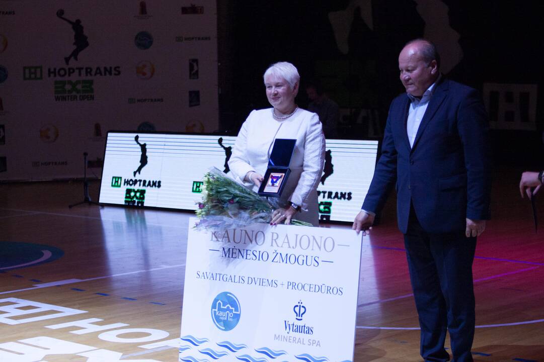 Lietuvos 3x3 krepšinio čempionate Garliavoje – ir Kauno rajono mėnesio žmogaus apdovanojimas