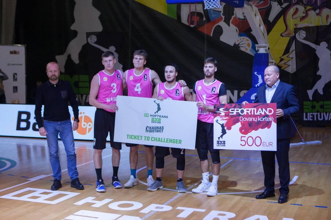 Lietuvos 3x3 krepšinio čempionate Garliavoje – ir Kauno rajono mėnesio žmogaus apdovanojimas
