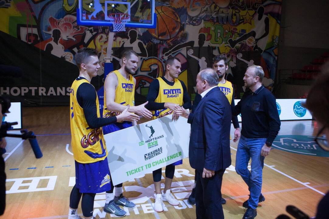Lietuvos 3x3 krepšinio čempionate Garliavoje – ir Kauno rajono mėnesio žmogaus apdovanojimas