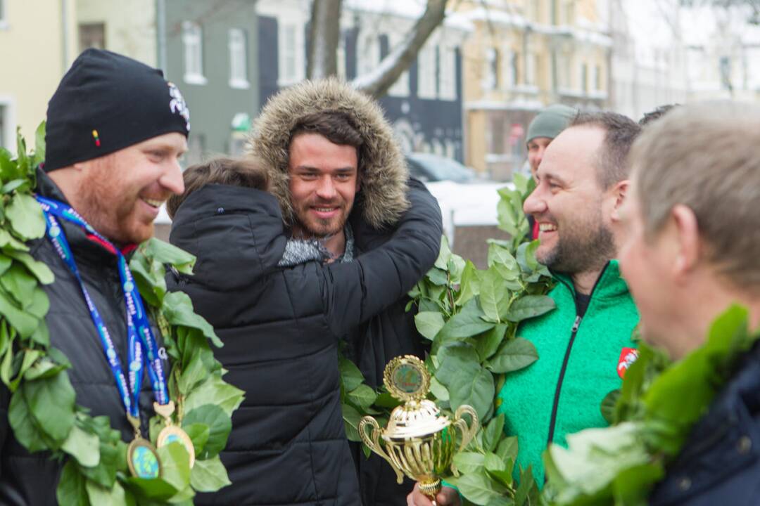 Poledinės žūklės čempionų sutikimas Kaune