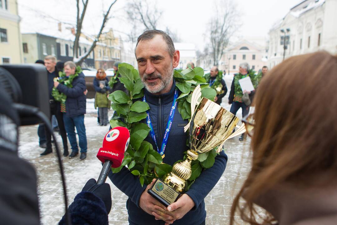 Poledinės žūklės čempionų sutikimas Kaune