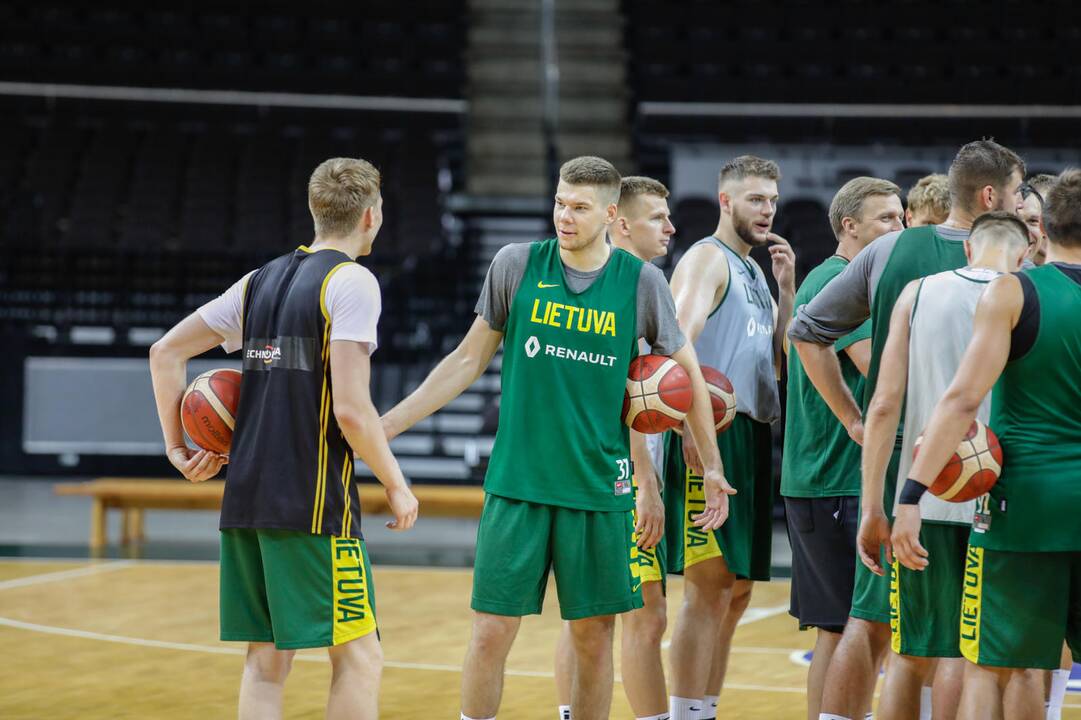 Atvira Lietuvos vyrų krepšinio rinktinės treniruotė