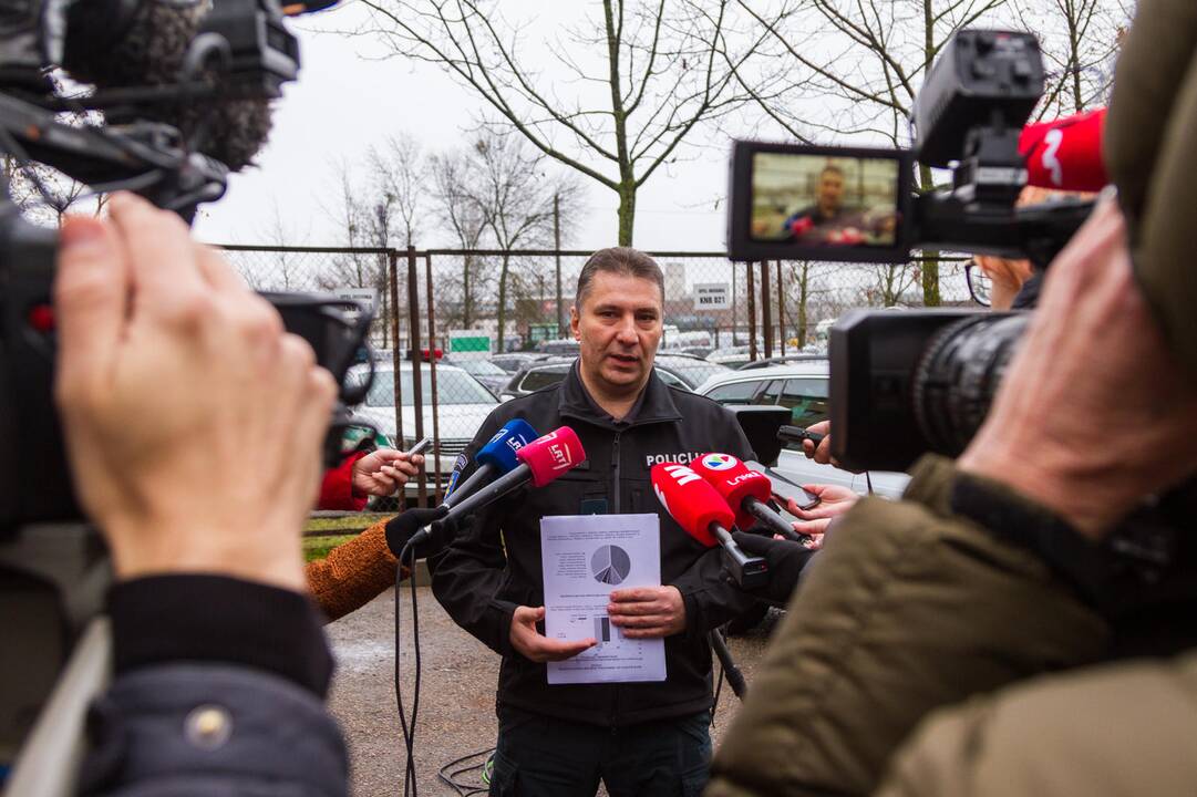 Kauno policija pristatė trikojų rezultatus