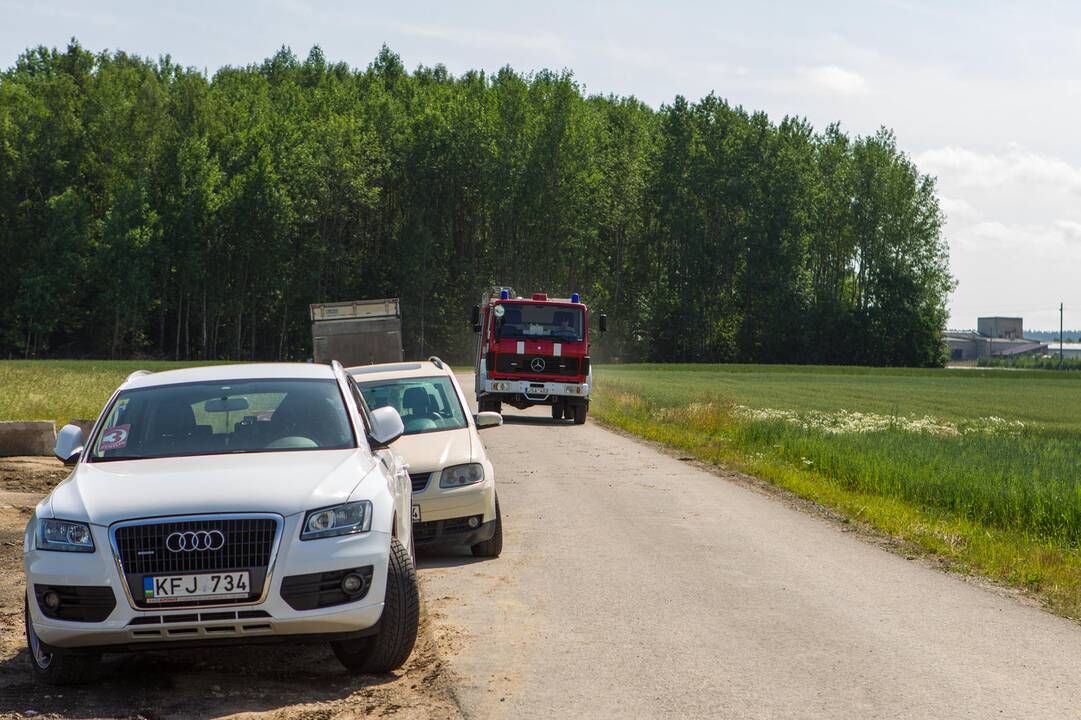 Kauno rajone degė mėsos perdirbimo įmonė